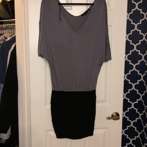 Mixed media cocktail dress